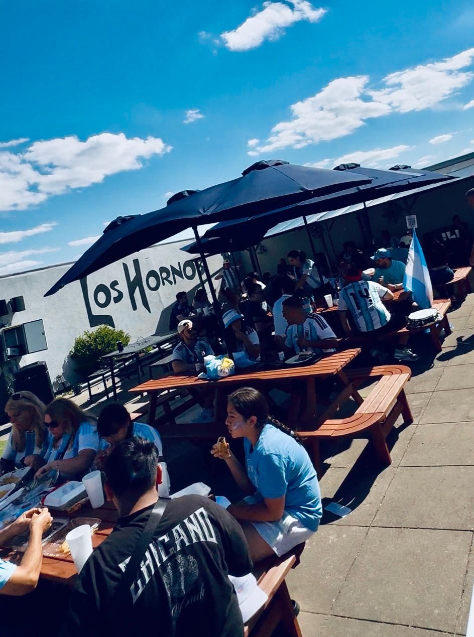 Los fans y jugadores argentinos disfrutaron la carne argentina en kansas city